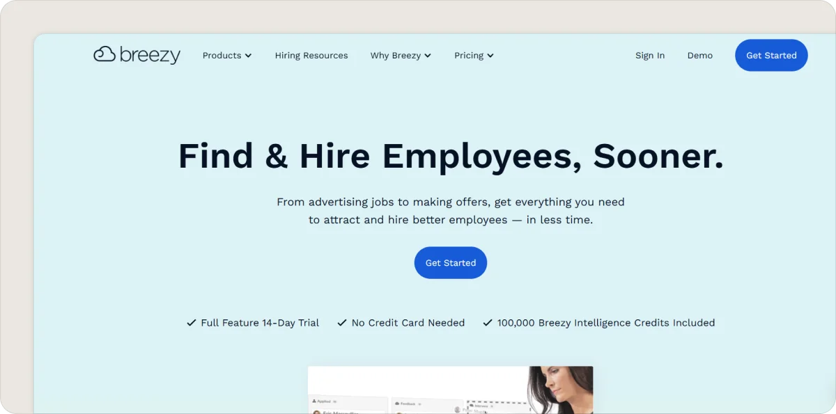 breezy-hr-homepage