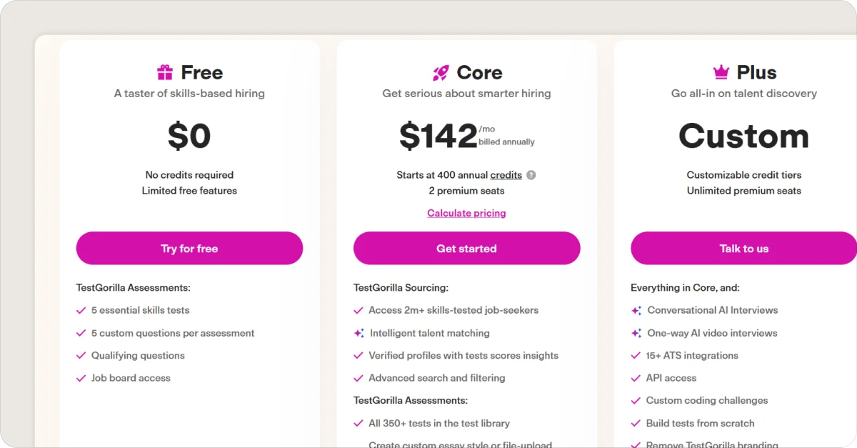 testgorilla-pricing