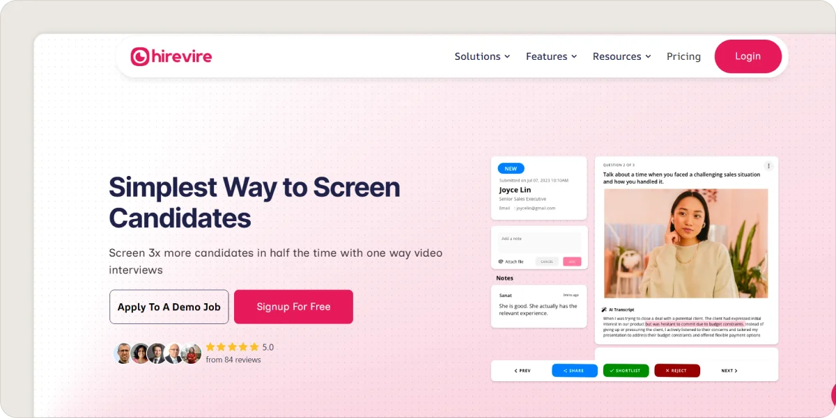 hirevire-homepage